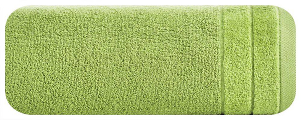 Ručnik s rubom od velura, gramature 500 g/m2 Damla (12) 70X140 cm maslinasti