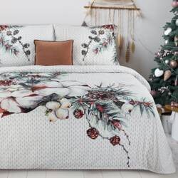 Božićni set posteljine 160x200 ​​​​od visokokvalitetnog pamučnog satena