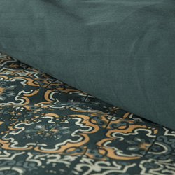 Posteljina 160x200 cm od pamučnog satena s cvjetnim uzorkom SPRING