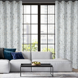 Gotova zavjesa za zamračivanje 140x250 ukrašena mramornim tiskom Sancy 