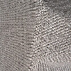 Okrugli stolnjak s lanenim tkanjem i sjajnim koncem, završen dvostrukom trakom na rubovima ∅ 150 cm Bianca 2