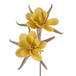 Ukrasni cvijet od foamiran pjene FLORE 744 FI 16 X 65 CM ŻÓŁTY