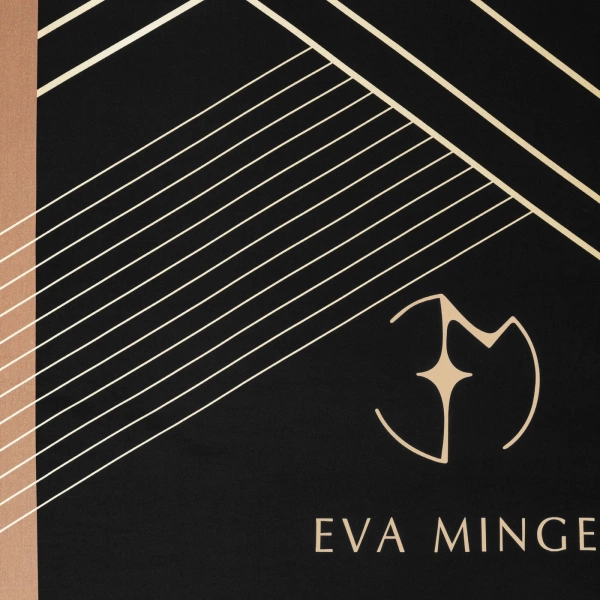 Posteljina od najkvalitetnijeg pamučnog macosatina s dizajnerskim geometrijskim printom 220x200 Eva Minge