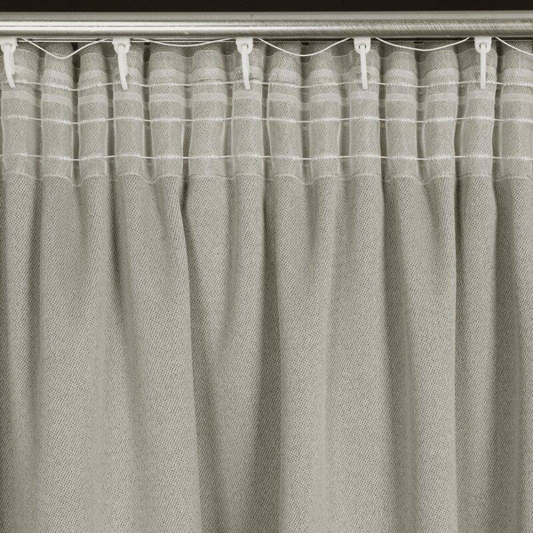 Zavjesa za zamračivanje sa strukturalnim uzorkom, glatka, polumat 135x250 Carlo bež