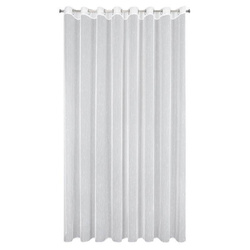 Zavjesa s nježnim prugama 350x250 cm bijela boja Pilar