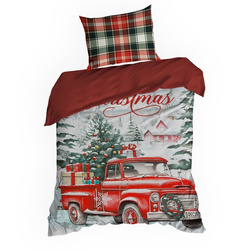 Božićna posteljina 220x200 cm, ranforce pamuk