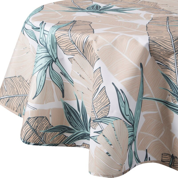 GARDEN okrugli stolnjak ∅ 150 cm za terasu i balkon od nepromočive tkanine