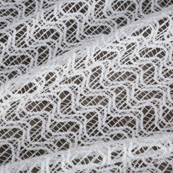 Gotova mrežasta zavjesa 140x250 ukrašena šenil koncem Clara