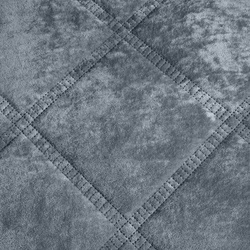 Baršunasti prekrivač za krevet 170x210 cm ukrašen prošivanjem Velvet  1