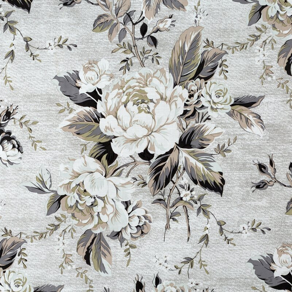 Posteljina 160x200 cm od pamučnog satena s cvjetnim uzorkom SPRING