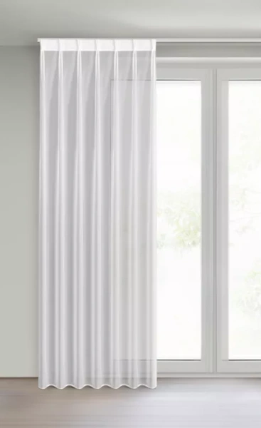 Zavjesa od glatkog mat voala 80x270 cm FLEX 1:1,5 - Lucy