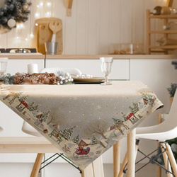Tapiserijski stolnjak 140x180 cm ukrašen božićnim motivom