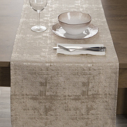 Nadstolnjak od mješavine vlakana ukrašen izlizanim uzorkom 40x180 COLETTE 