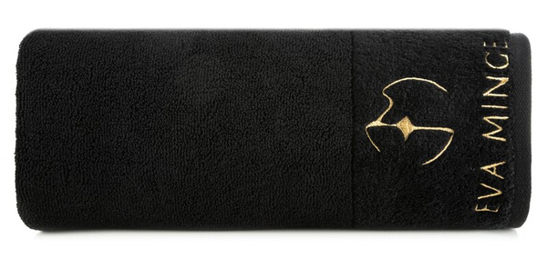 EVA MINGE GAJA ručnik 30x50 od pamučnog frotira s baršunastim rubom i vezom s logom kolekcije, 550 g/m2