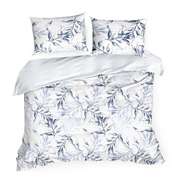 Komplet pościeli satynowej class 04 140x200 cm, 1 szt. 70x80 cm biały Eurofirany