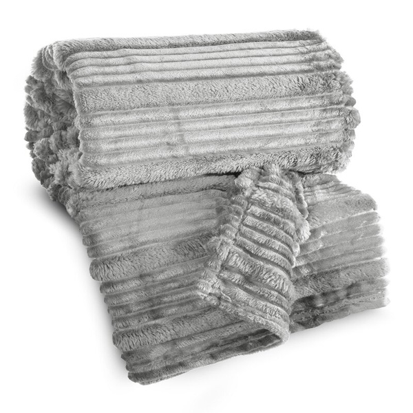 Flano deka 220x200 cm s 3D uzorkom NINA 