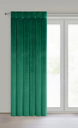 Baršunasta zavjesa ukrašena dubokim naborima i gumbima 85x250 cm (dimenzije zavjese dane nakon sklapanja) zavjesa s tregerima - ALITA