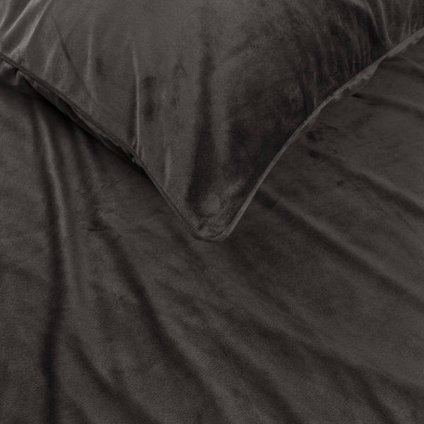 Baršunasta posteljina 200x220, mekana i topla Velvet Piping