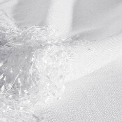 Nadstolnjak 40x140 ukrašen trakom s resama Tina