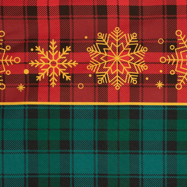 Božićna posteljina 220x200 cm, ranforce pamuk