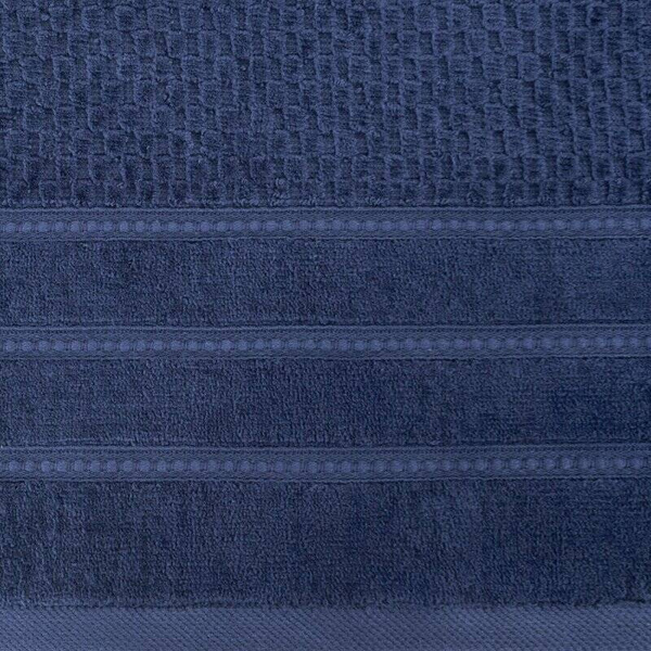 Pahuljasti ručnik 50x90 cm s reljefnom kariranom teksturom i baršunastim rubom, 500 g/m2 Adore