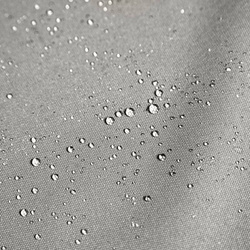 Zavjesa za terasu 155x200 boj srebrna od nepromočive tkanine sa čičak trakama, GARDEN