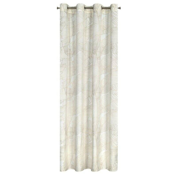 LIMITED Collection  zavjesa 140x250 od mekog baršuna s botaničkim uzorkom Luna 