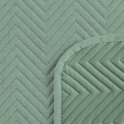 Prekrivač s lanenom strukturom prošiven metodom vrućeg prešanja u geometrijskom uzorku 170x210