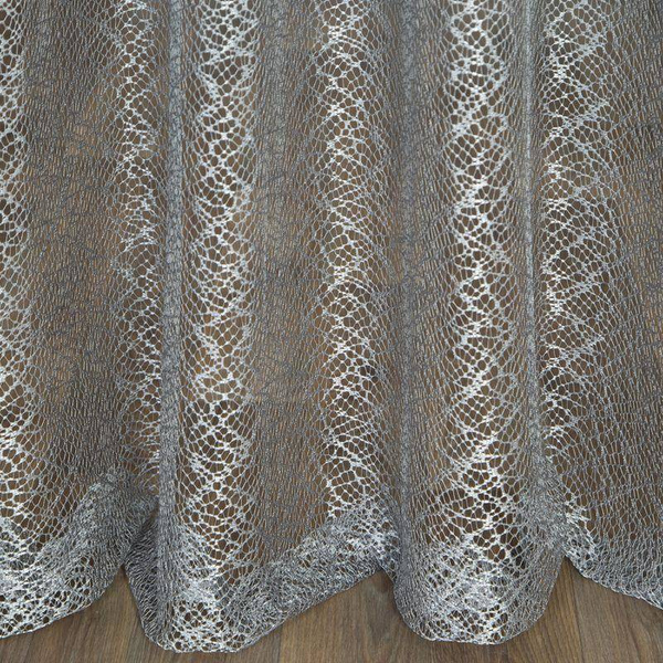 Zavjesa sa strukturom paukove mreže 140x250 Mirren