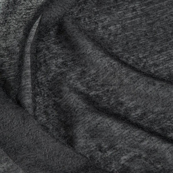 Zavjesa 140x250  AGIS ukrašena dlakavim dodatkom