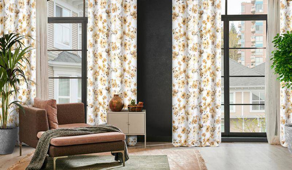 Zavjesa za zamračivanje s cvjetnim printom blackout 140x250 Caren 