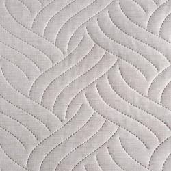 Prekrivač koji imitira lan 220x240 cm s geometrijskim uzorkom, LEN Design 91