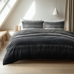 Posteljina od flanela 240x220 siva, mekana na dodir Marcus