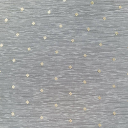 Zavjesa sa svijetlim zlatnim tiskom malih kvadrata 300x250 cm SIBEL