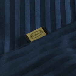 Premium prugasta posteljina za apartmane od pamučnog satena 160x200