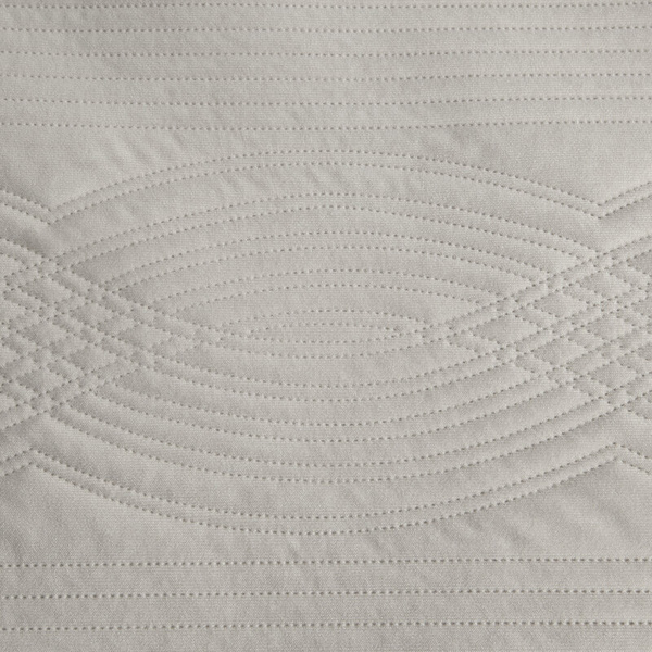 Prekrivač od ​​baršuna 240x220 cm, prošiven vrućim prešanjem s geometrijskim uzorkom - VELVET2