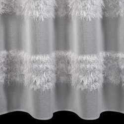 Zavjesa 140x250 od gaze ukrašena moher koncem Margaret 3