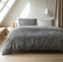 Posteljina od flanela 200x220 bež, mekana na dodir Washed Cotton