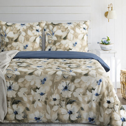 Posteljina 140x200 cm od pamučnog satena s cvjetnim uzorkom SPRING