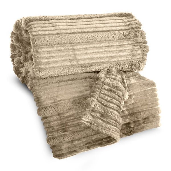 Flano deka 220x200 cm s 3D uzorkom NINA 