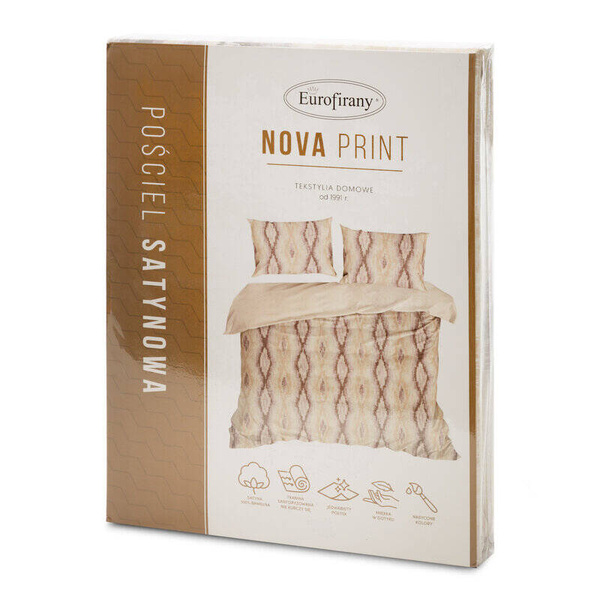 Set posteljine 160x200 od pamučnog satena s motivom cvijeća NIKA
