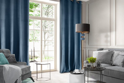 Zavjesa od jednobojnog mekog baršuna 140x250 cm ROSA