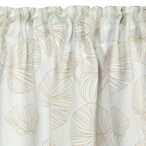 Zavjesa od blackout tkanine sa printom zlatnih listova lopoča 140x300 cm  Margold