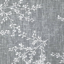 Zavjesa od svijetlog etamina u eko stilu s printom nježnih grančica 140x250 cm Amber