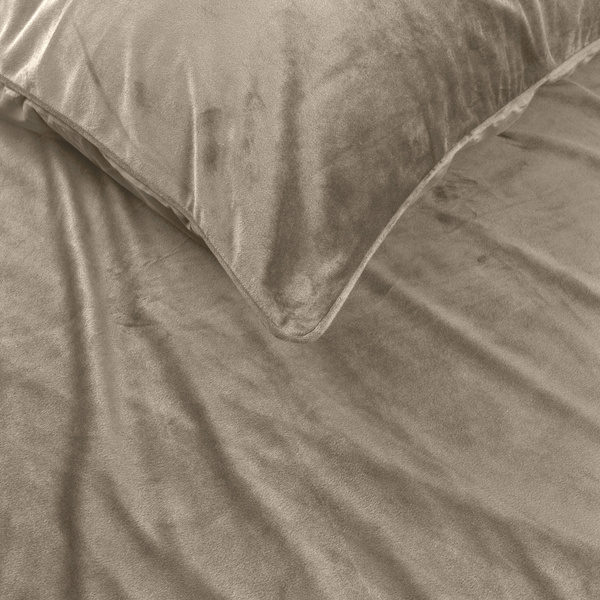 Baršunasta posteljina 140x220, mekana i topla Velvet Piping