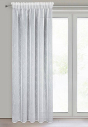 Zavjesa 140x270 od etamina ukrašen suptilnim srebrnim uzorkom Arlena