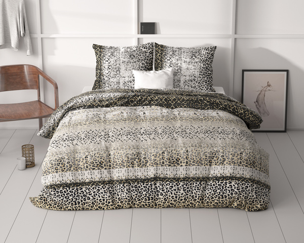 Set posteljine 140x200/220 od mikrovlakana sa čistim printom, nije potrebno glačanje