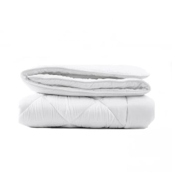 Antialergijski cjelogodišnji poplun 140x220 bijeli 3 cm   Micro Touch Enkel 400 GSM 