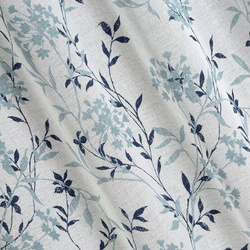 Poluprozirna zavjesa 140x250 od svijetlog mat etamina sa printom cvijeća 140x250 cm Fiona