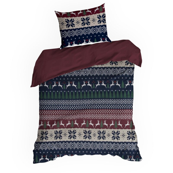 Božićna posteljina 140x200 cm, ranforce pamuk
